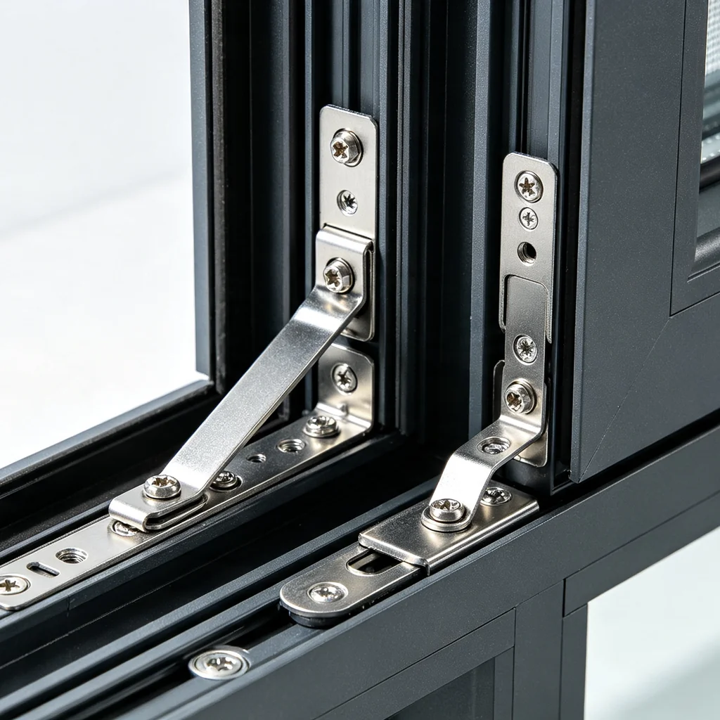 Multi-point locking hardware detail