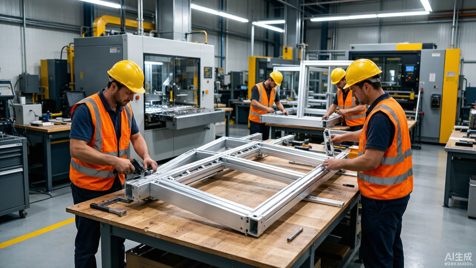 Aluminum sunroom factory frame assembly and quality control inspection — Starveil Build