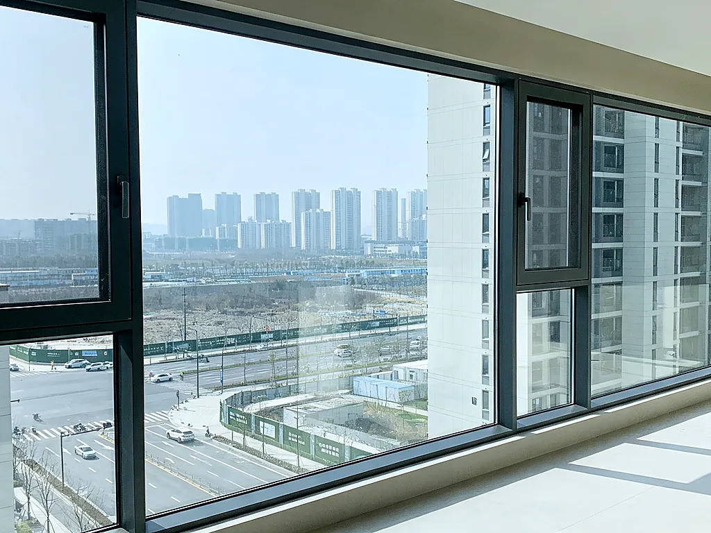 Apartment Acoustic Installation — Soundproof aluminum window installation in urban residential apartment, Rw 45 dB...