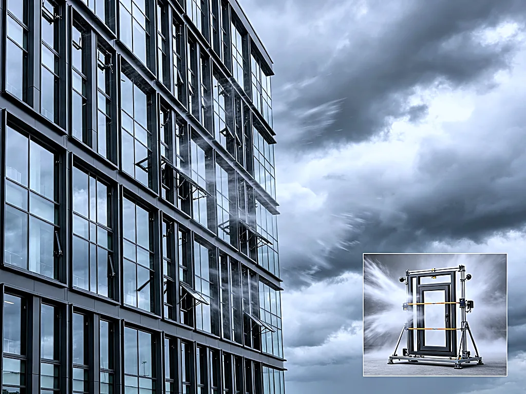 Commercial High-Rise Hurricane Project — DP50+ impact window system on commercial tower facade, ASTM E1886 large missile tested — Starveil Build